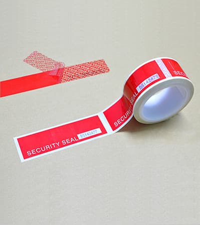 Tamper Evident Security Tape With Perforation Liner